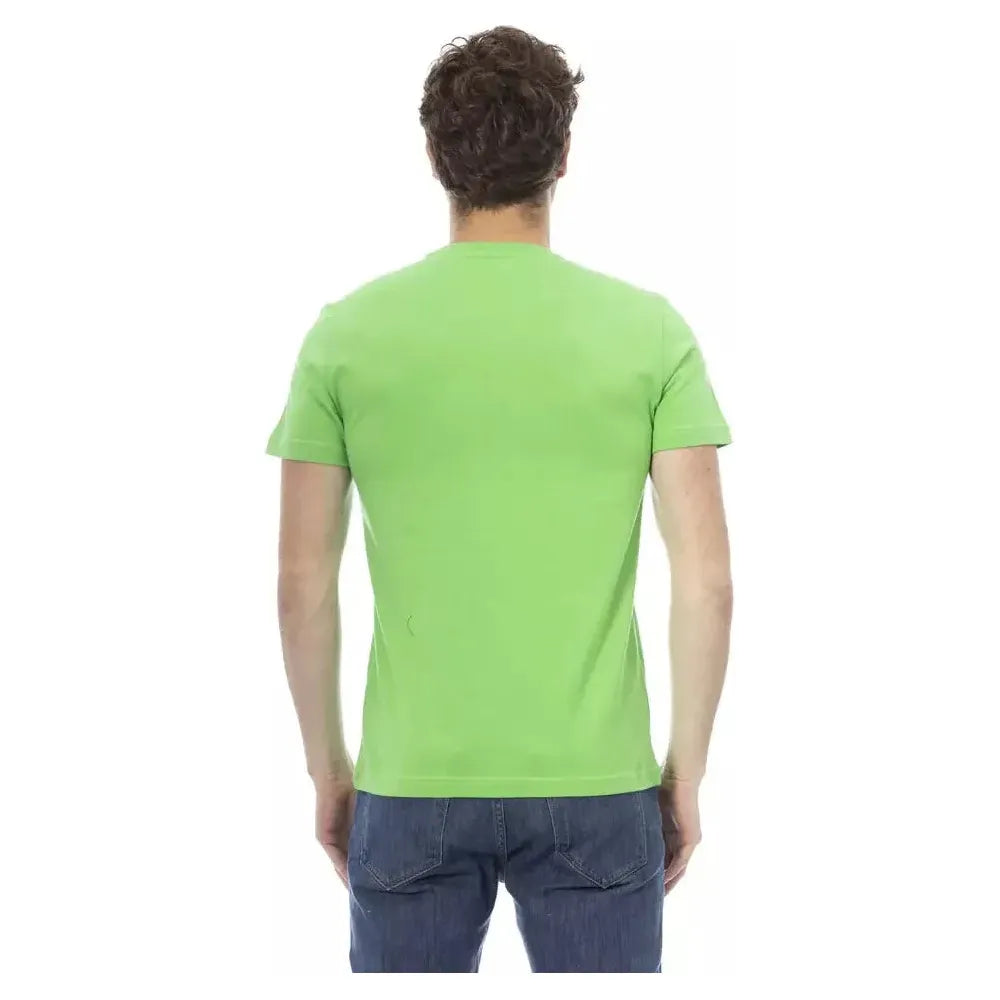 Baldinini Trend Green Cotton Men T-Shirt 1728,67345744032,Baldinini Trend,Bicolor,Clothing,L,M,Men,Men - Clothing,New with tags,S,T-Shirts - Clothing,T-Shirts - Men - Clothing,T-Shirts - T-Shirts - Clothing,XL,XS,XXL