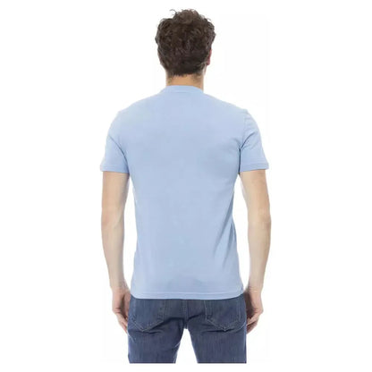 Baldinini Trend Light Blue Cotton Men T-Shirt 1728,67345744032,Baldinini Trend,Clothing,Light Blue,Men,Men - Clothing,New with tags,T-Shirts - Clothing,T-Shirts - Men - Clothing,T-Shirts - T-Shirts - Clothing,XS