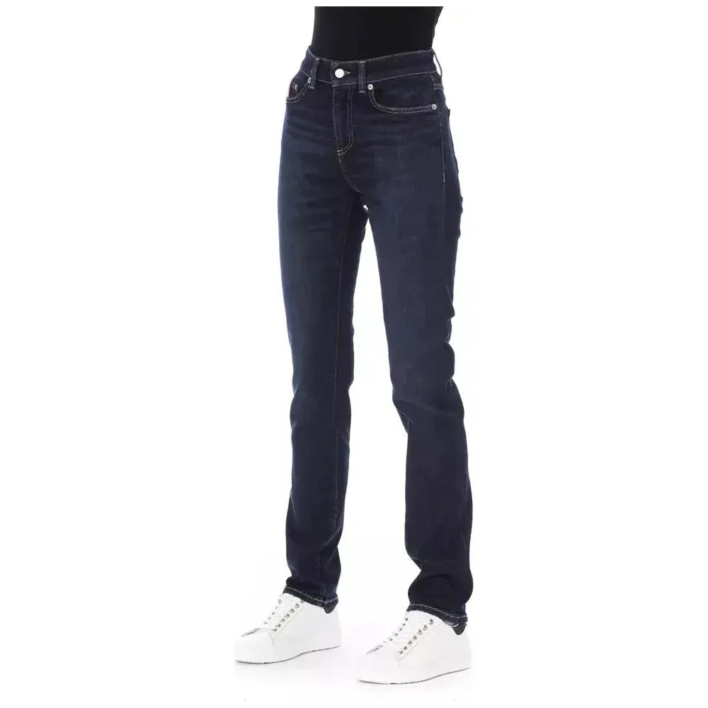 Baldinini Trend Blue Cotton Women's Jeans