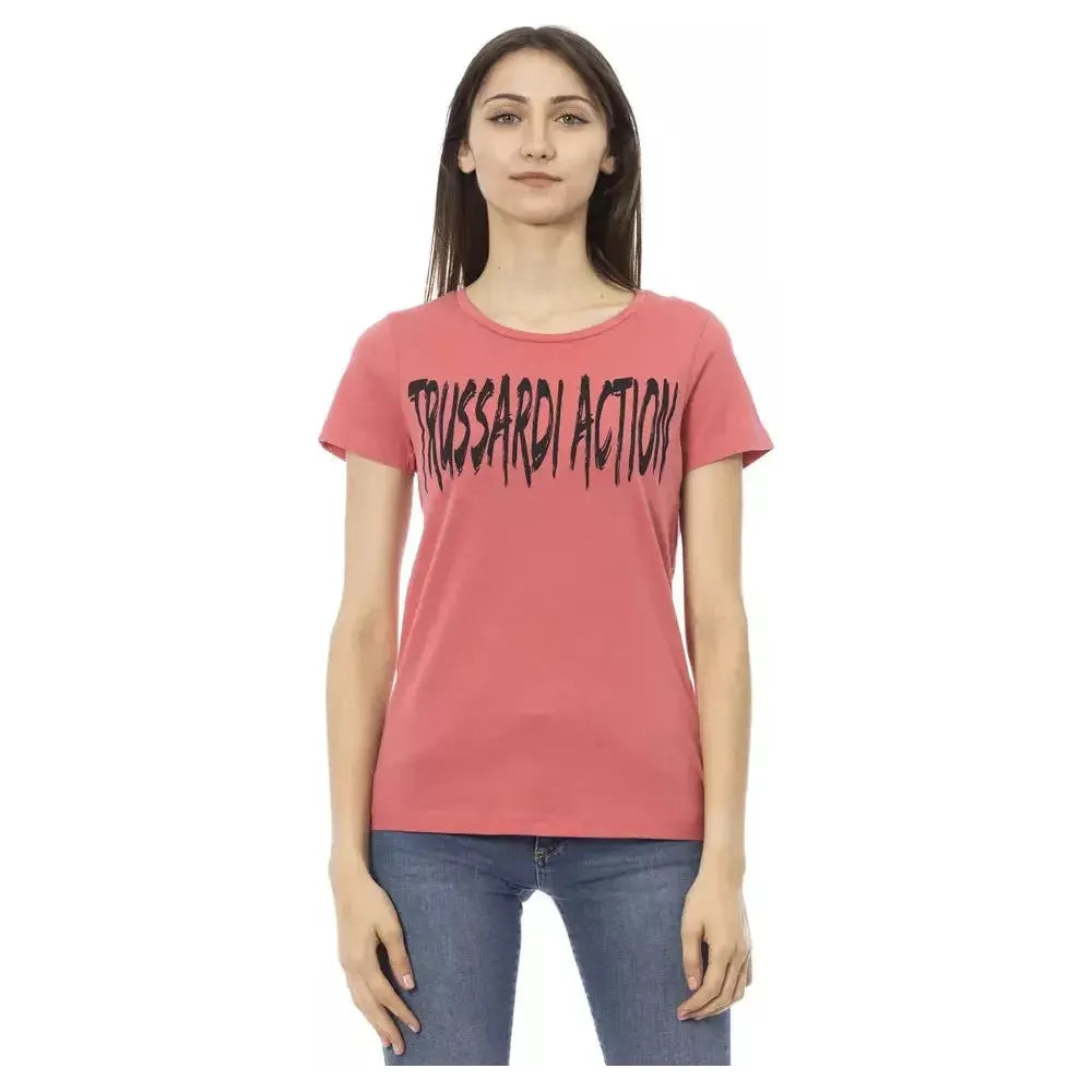 Trussardi Action Multicolor Cotton Women T-Shirt