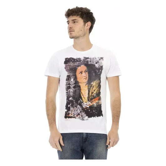Trussardi Action White Cotton Men's T-Shirt