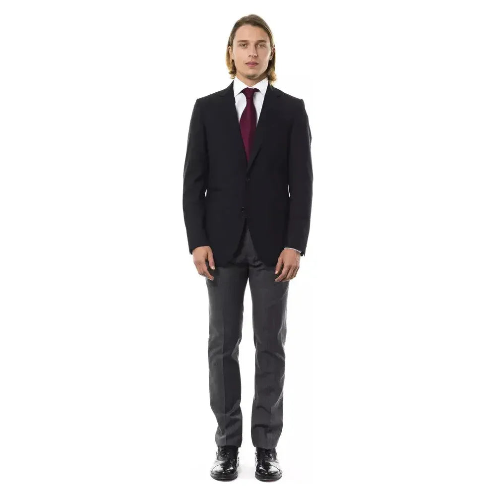 Uominitaliani Black Wool Men's Blazer 1728,67345744032,Black,Blazers - Men - Clothing,Blazers - Suits & Blazers - Clothing,Clothing,IT46 | S,IT48 | M,IT50 | L,IT56 | 3XL,IT58 | 3XL,Men,Men - Clothing,New with tags,Suits & Blazers - Clothing,Uominitaliani