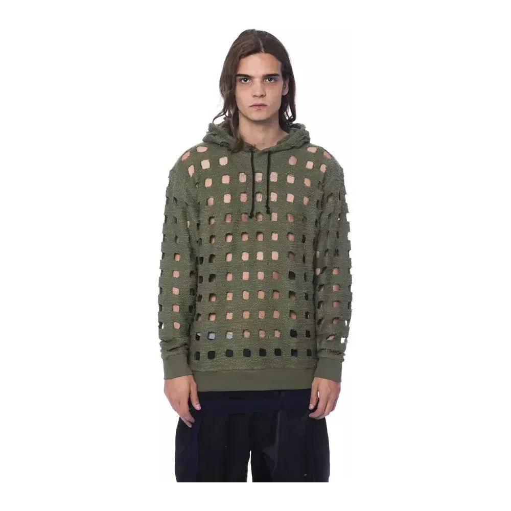 Nicolo Tonetto Army Cotton Men Sweater 1728,67345744032,Army,Clothing,L,M,Men,Men - Clothing,New with tags,Nicolo Tonetto,Sweaters - Clothing,Sweaters - Men - Clothing,Sweatshirts - Sweaters - Clothing
