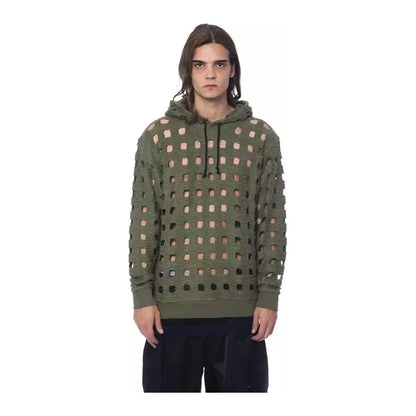 Nicolo Tonetto Army Cotton Men Sweater 1728,67345744032,Army,Clothing,L,M,Men,Men - Clothing,New with tags,Nicolo Tonetto,Sweaters - Clothing,Sweaters - Men - Clothing,Sweatshirts - Sweaters - Clothing