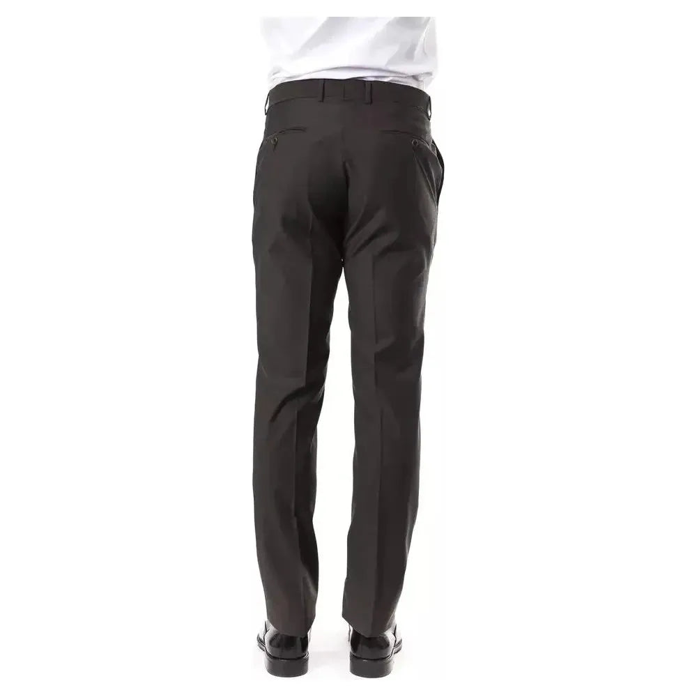 Uominitaliani Gray Wool Men's Suit Pant 1728,67345744032,Clothing,Dress Pants - Pants - Clothing,Gray,IT52 | XL,Jeans & Pants - Men - Clothing,Men,Men - Clothing,New with tags,Pants - Clothing,Uominitaliani