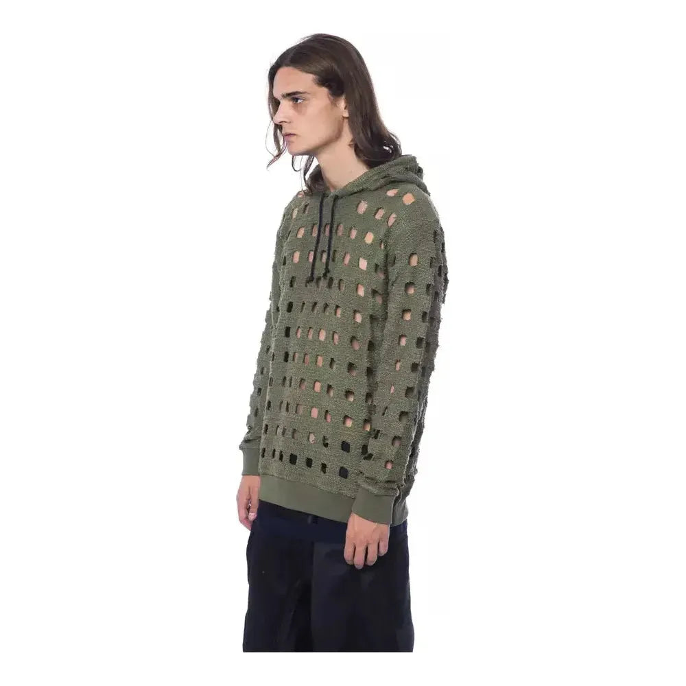 Nicolo Tonetto Army Cotton Men Sweater 1728,67345744032,Army,Clothing,L,M,Men,Men - Clothing,New with tags,Nicolo Tonetto,Sweaters - Clothing,Sweaters - Men - Clothing,Sweatshirts - Sweaters - Clothing