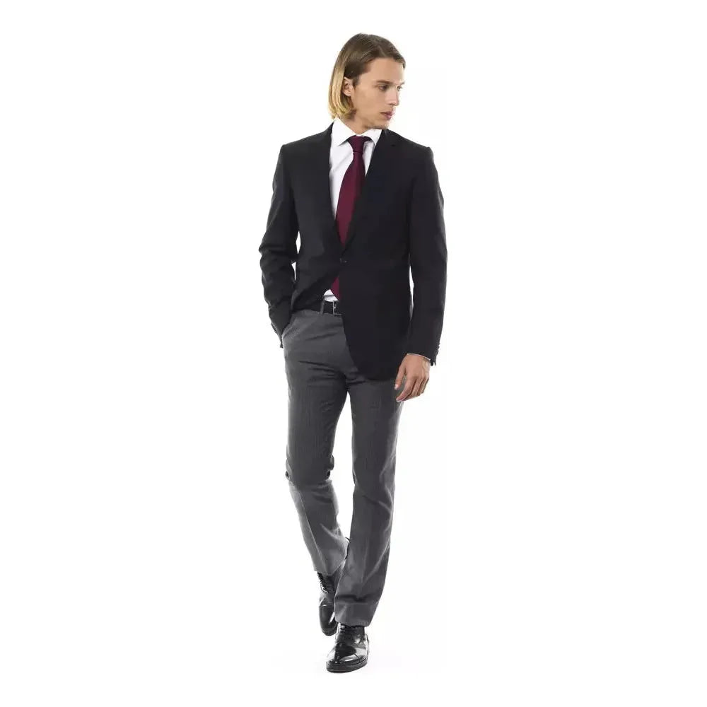 Uominitaliani Black Wool Men's Blazer 1728,67345744032,Black,Blazers - Men - Clothing,Blazers - Suits & Blazers - Clothing,Clothing,IT46 | S,IT48 | M,IT50 | L,IT56 | 3XL,IT58 | 3XL,Men,Men - Clothing,New with tags,Suits & Blazers - Clothing,Uominitaliani