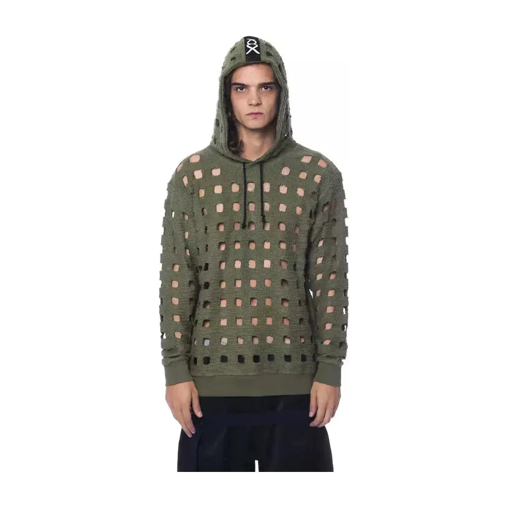 Nicolo Tonetto Army Cotton Men Sweater 1728,67345744032,Army,Clothing,L,M,Men,Men - Clothing,New with tags,Nicolo Tonetto,Sweaters - Clothing,Sweaters - Men - Clothing,Sweatshirts - Sweaters - Clothing
