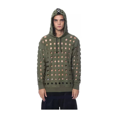 Nicolo Tonetto Army Cotton Men Sweater 1728,67345744032,Army,Clothing,L,M,Men,Men - Clothing,New with tags,Nicolo Tonetto,Sweaters - Clothing,Sweaters - Men - Clothing,Sweatshirts - Sweaters - Clothing