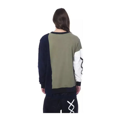 Nicolo Tonetto Army Cotton Men Sweater 1728,67345744032,Army,Clothing,L,Men,Men - Clothing,New with tags,Nicolo Tonetto,Sweaters - Clothing,Sweaters - Men - Clothing,Sweatshirts - Sweaters - Clothing