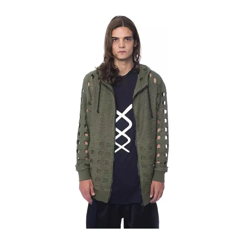 Nicolo Tonetto Army Cotton Men Sweater 1728,67345744032,Army,Clothing,M,Men,Men - Clothing,New with tags,Nicolo Tonetto,S,Sportswear - Clothing,Sweaters - Clothing,Sweaters - Men - Clothing,Sweatshirt - Sportswear - Clothing,Sweatshirts - Sweaters - Cloth
