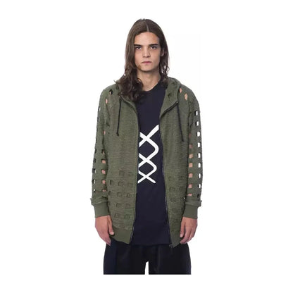 Nicolo Tonetto Army Cotton Men Sweater 1728,67345744032,Army,Clothing,M,Men,Men - Clothing,New with tags,Nicolo Tonetto,S,Sportswear - Clothing,Sweaters - Clothing,Sweaters - Men - Clothing,Sweatshirt - Sportswear - Clothing,Sweatshirts - Sweaters - Cloth