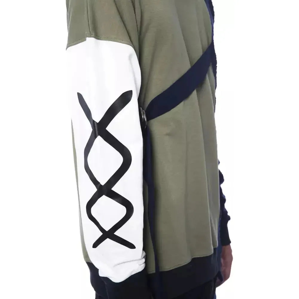 Nicolo Tonetto Army Cotton Men Sweater 1728,67345744032,Army,Clothing,L,Men,Men - Clothing,New with tags,Nicolo Tonetto,Sweaters - Clothing,Sweaters - Men - Clothing,Sweatshirts - Sweaters - Clothing