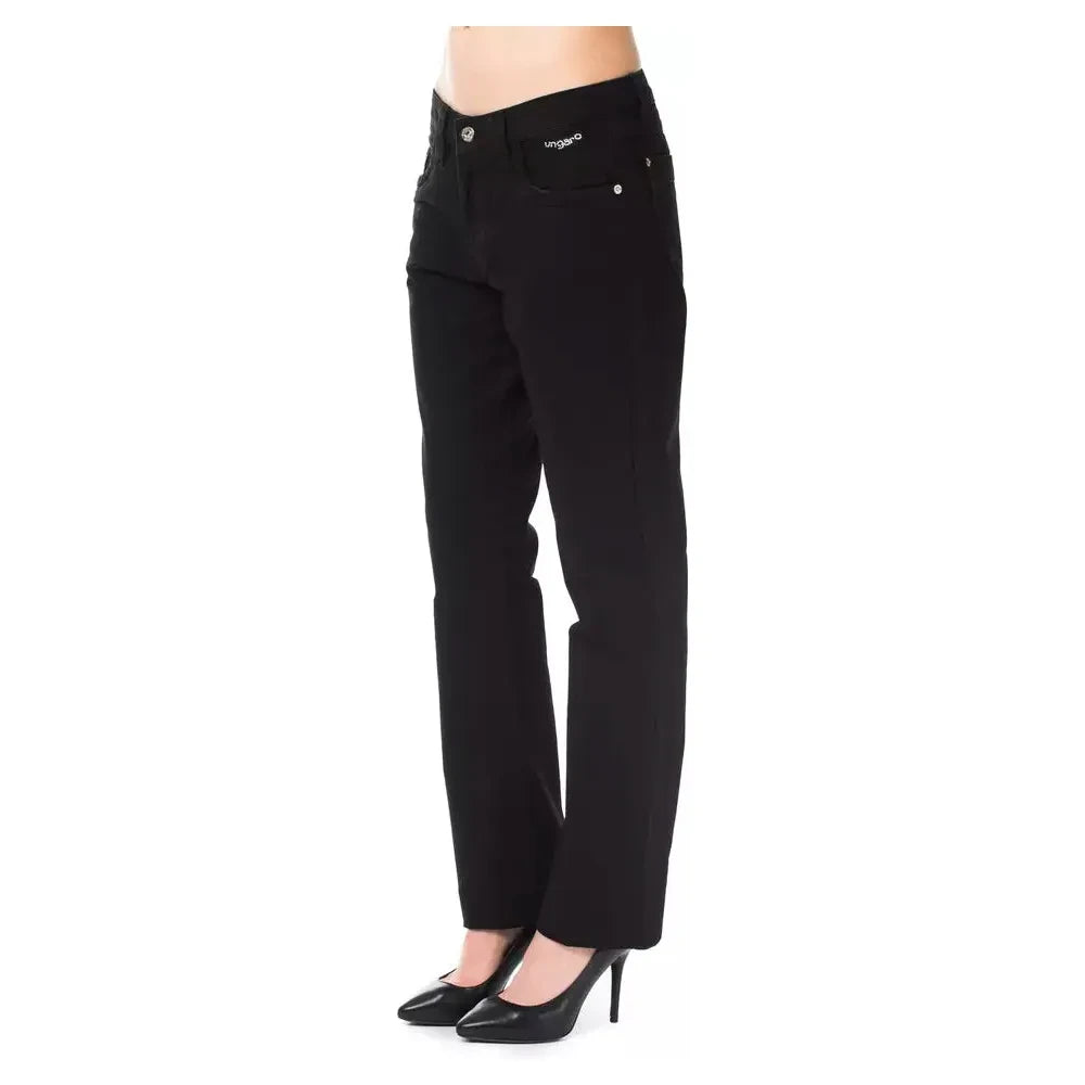 Ungaro Fever Black Cotton Women Jeans Ungaro Fever