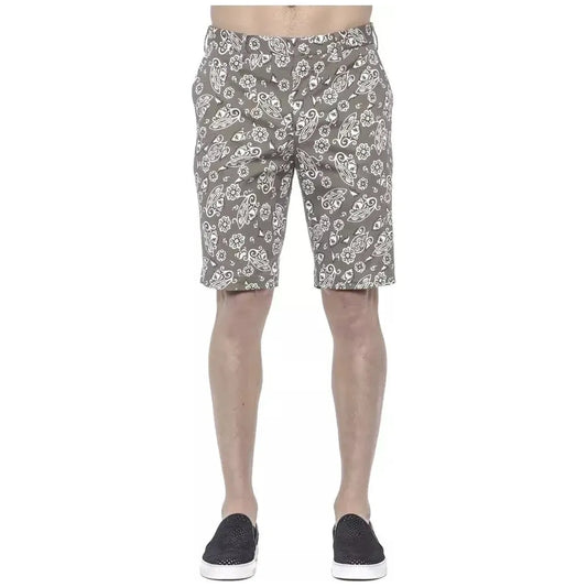 PT Torino Green Cotton Men Bermuda Short 1728,67345744032,Bermuda - Shorts - Clothing,Bicolor,Clothing,IT48 | M,IT50 | L,IT52 | XL,IT54 | XXL,Men,Men - Clothing,New with tags,PT Torino,Shorts - Clothing,Shorts - Men - Clothing