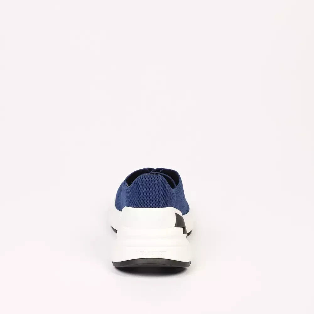 Neil Barrett Blue Textile Men Sneaker Neil Barrett