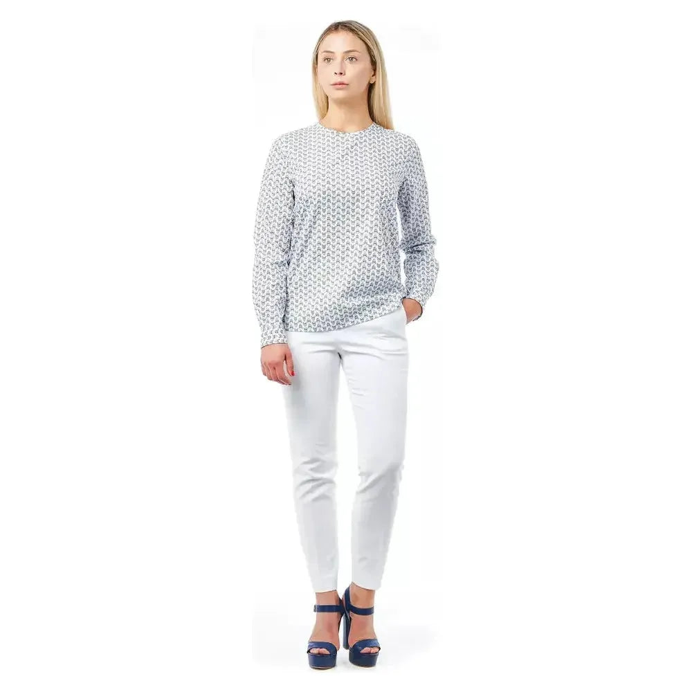 Bagutta White Cotton Women Shirt Bagutta