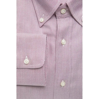 Robert Friedman Red Cotton Men's Shirt 1728,67345744032,Clothing,Dress Shirts - Shirts - Clothing,L,M,Men,Men - Clothing,Multicolor,New with tags,Robert Friedman,S,Shirts - Clothing,Shirts - Men - Clothing