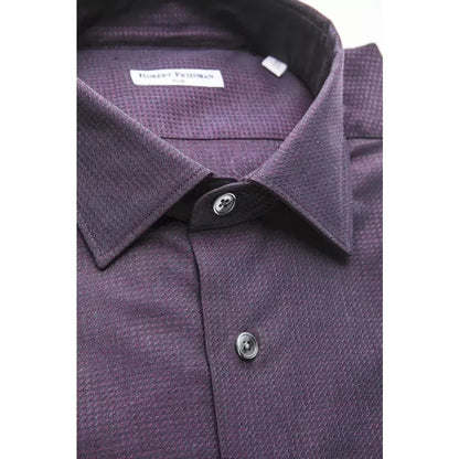 Robert Friedman Burgundy Cotton Men Shirt 1728,4XL,67345744032,Burgundy,Clothing,Dress Shirts - Shirts - Clothing,IT44 | XS,L,M,Men,Men - Clothing,New with tags,Robert Friedman,Shirts - Clothing,Shirts - Men - Clothing,XL,XXL