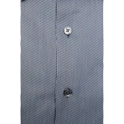 Robert Friedman Blue Cotton Men Shirt 1728,67345744032,Blue,Clothing,Dress Shirts - Shirts - Clothing,L,M,Men,Men - Clothing,New with tags,Robert Friedman,S,Shirts - Clothing,Shirts - Men - Clothing,XL,XXL