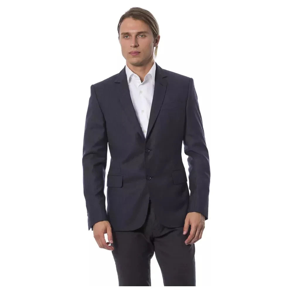 Verri Blue Virgin Wool Blazer