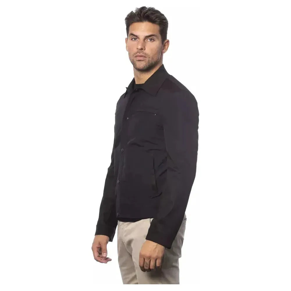 Verri Black Cotton Men Bomber Jacket 1728,67345744032,Black,Bombers - Jackets & Coats - Clothing,Clothing,IT48 | M,IT50 | L,IT52 | XL,IT54 | XXL,Jackets & Coats - Clothing,Jackets - Men - Clothing,Men,Men - Clothing,New with tags,Verri