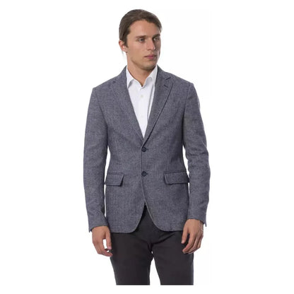 Verri Blue Polyester Blazer