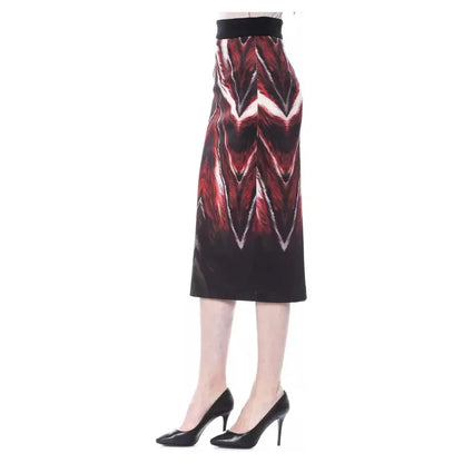 BYBLOS Multicolor Polyester Women Pencil Skirt WOMAN SKIRTS