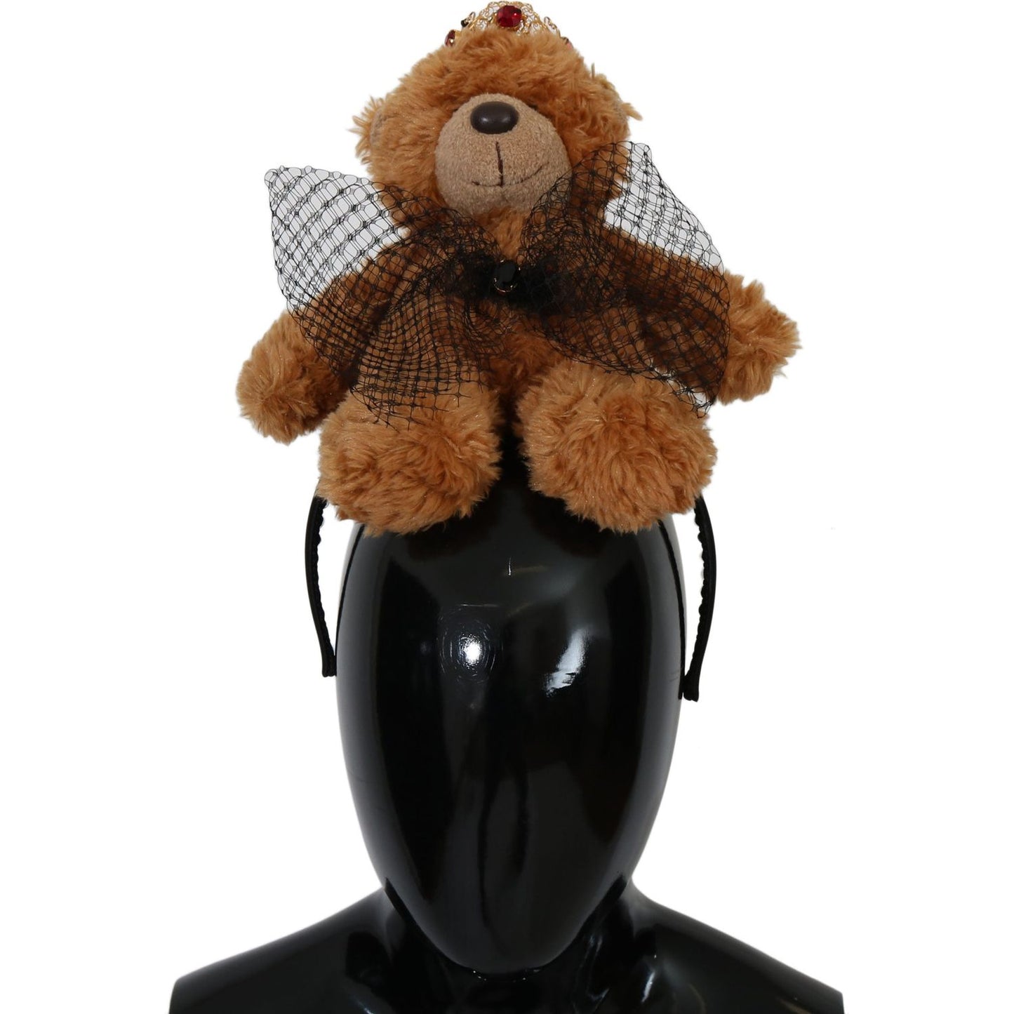 Dolce & Gabbana Teddy Bear Crystal Crown Hair Band Dolce & Gabbana