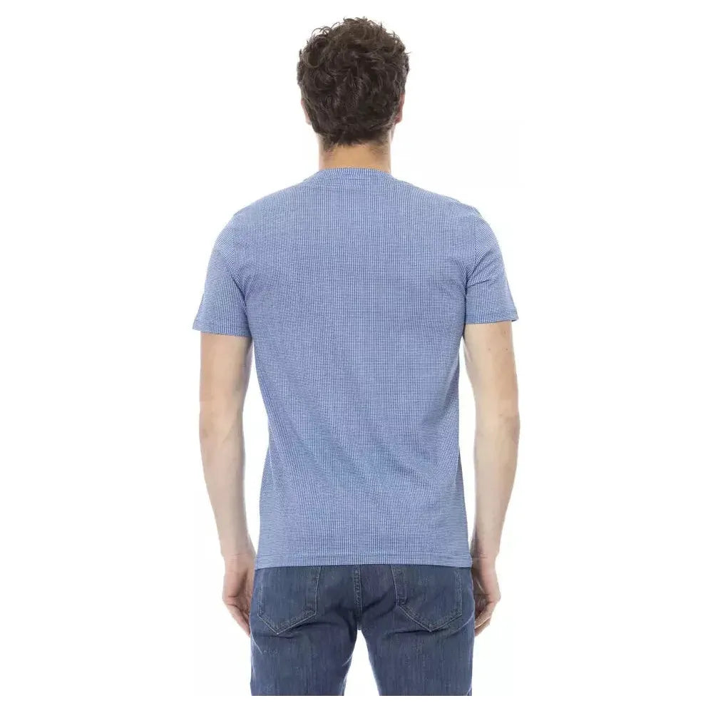 Baldinini Trend Light Blue Cotton Men T-Shirt 1728,67345744032,Baldinini Trend,Clothing,Light Blue,Men,Men - Clothing,New with tags,T-Shirts - Clothing,T-Shirts - Men - Clothing,T-Shirts - T-Shirts - Clothing,XS