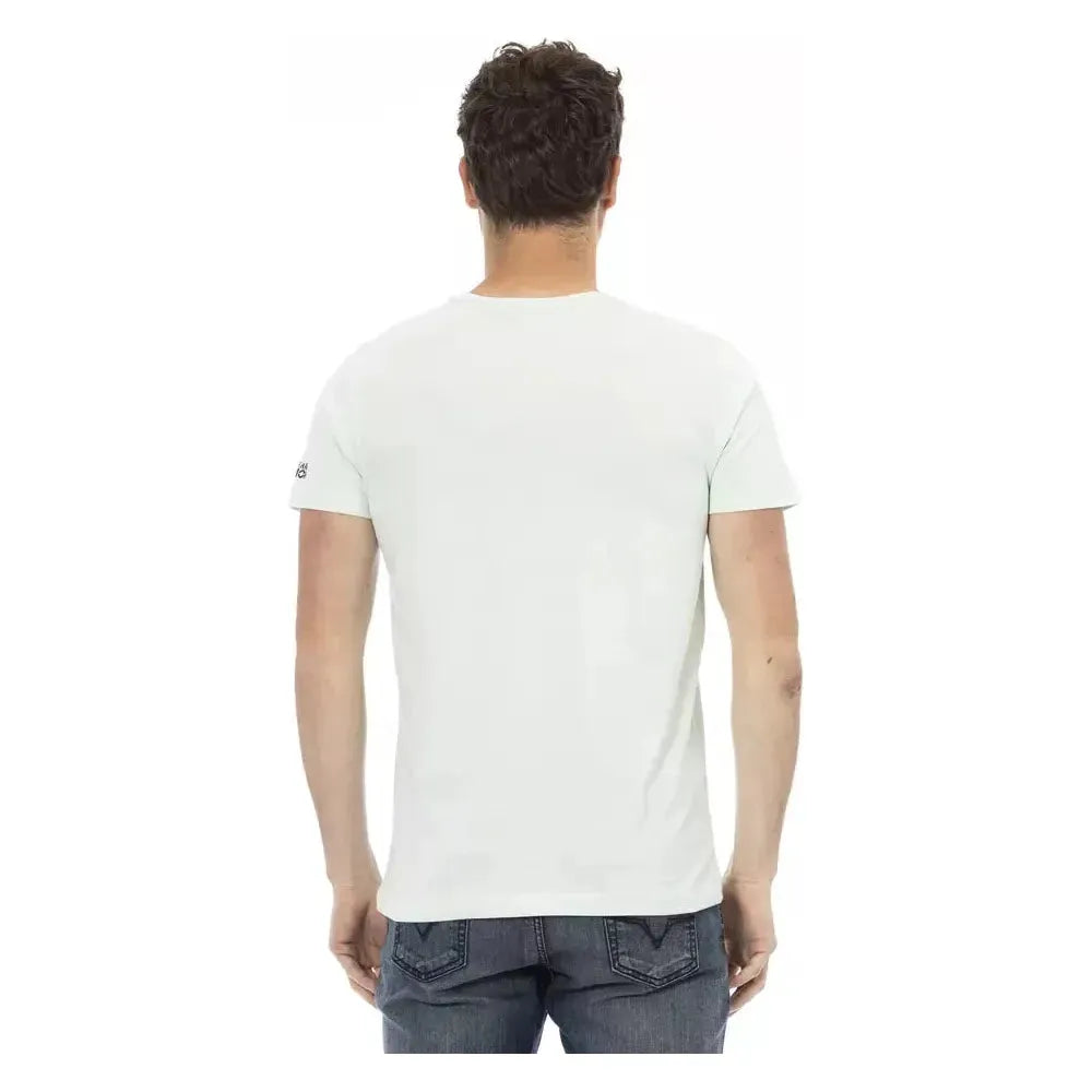Trussardi Action "Light Blue Cotton Men's T-Shirt" 1728,3XL,67345744032,Clothing,L,Light Blue,M,Men,Men - Clothing,New with tags,S,Sportswear - Clothing,T-Shirts - Clothing,T-Shirts - Men - Clothing,T-Shirts - Sportswear - Clothing,Trussardi Action,XL,XXL