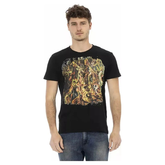 Trussardi Action Black Cotton Men's T-Shirt 1728,67345744032,Black,Clothing,L,M,Men,Men - Clothing,New with tags,T-Shirts - Clothing,T-Shirts - Men - Clothing,T-Shirts - T-Shirts - Clothing,Trussardi Action,XL,XXL