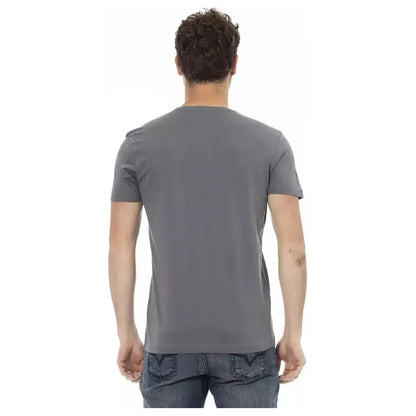 Trussardi Action Gray Cotton Men T-Shirt 1728,67345744032,Clothing,Gray,L,M,Men,Men - Clothing,New with tags,T-Shirts - Clothing,T-Shirts - Men - Clothing,T-Shirts - T-Shirts - Clothing,Trussardi Action