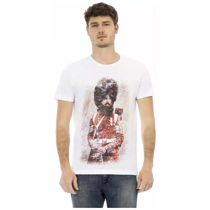 Trussardi Action White Cotton Men T-Shirt 1728,67345744032,Clothing,L,M,Men,Men - Clothing,New with tags,S,Sportswear - Clothing,T-Shirts - Clothing,T-Shirts - Men - Clothing,T-Shirts - Sportswear - Clothing,Trussardi Action,White,XXL