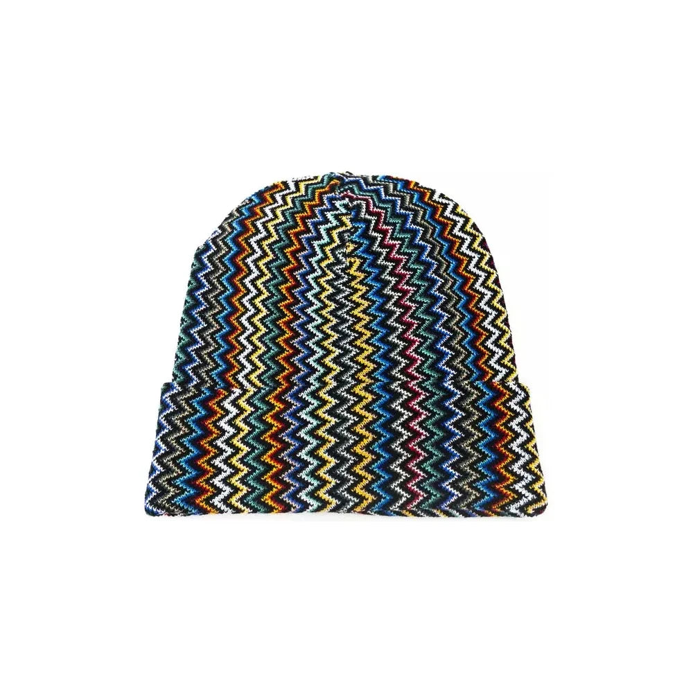 Missoni Multicolor Wool Men Hat Missoni