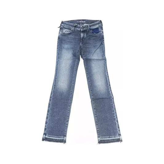 Jacob Cohen Blue Cotton Women Jeans Jacob Cohen