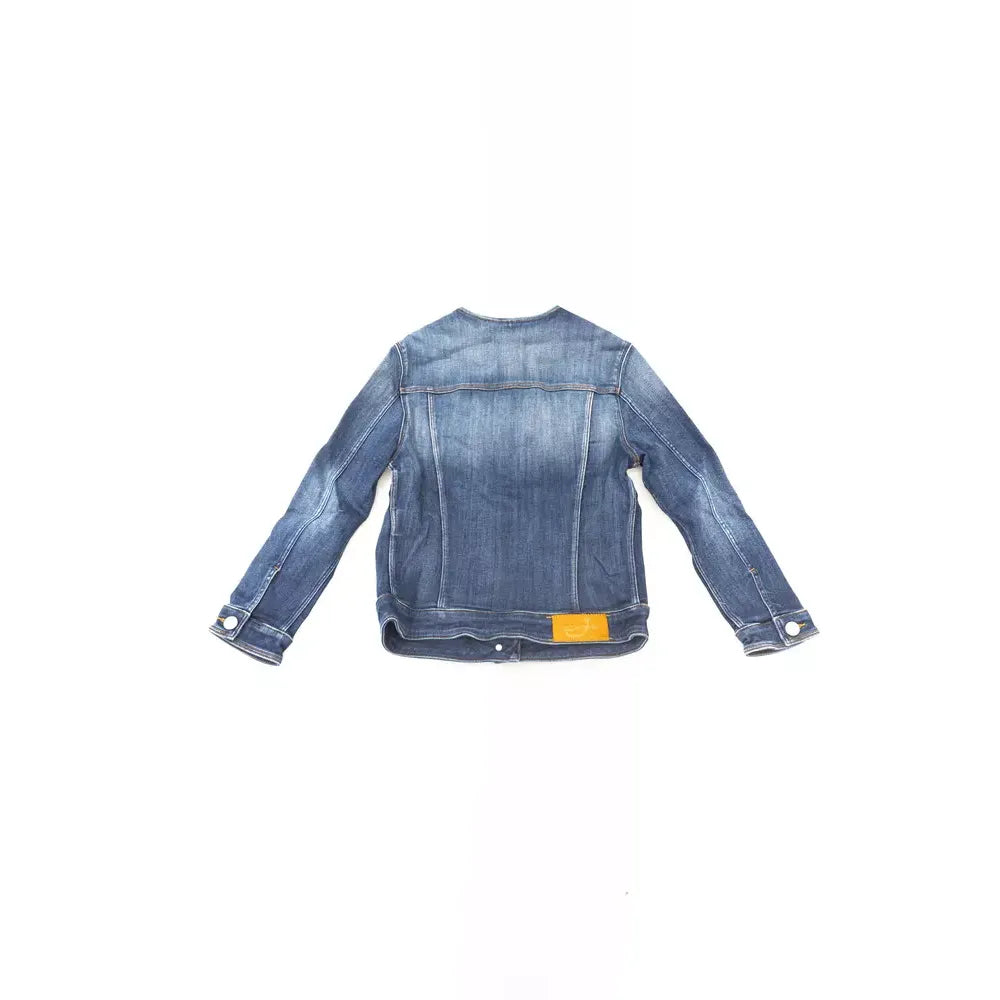 Jacob Cohen Blue Cotton Women Jacket