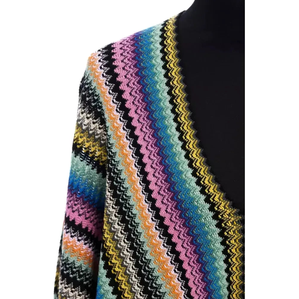 بونشو نسائي من الصوف متعدد الألوان من Missoni