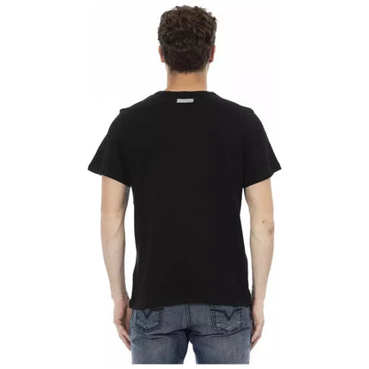 Bikkembergs Black Cotton Men T-Shirt