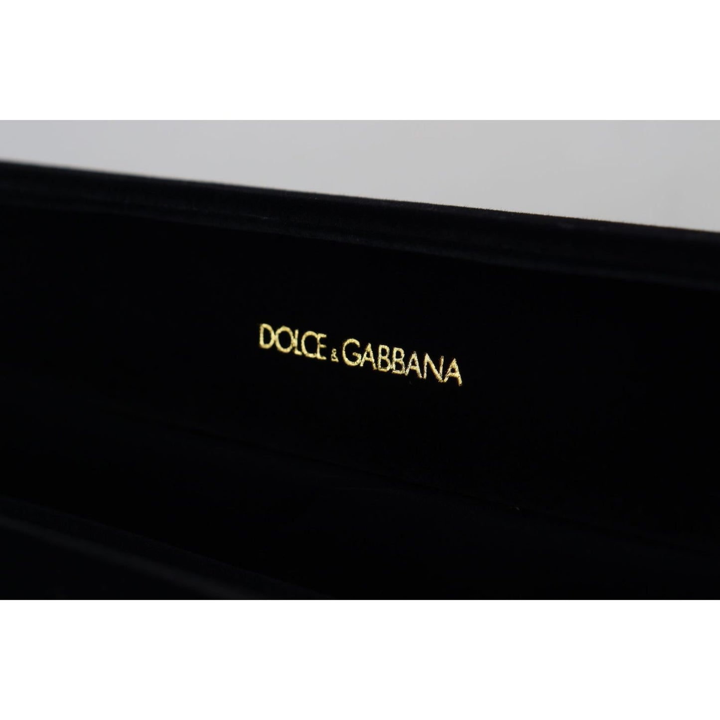 Dolce & Gabbana Elegant Velvet Jewelry Storage Box Dolce & Gabbana