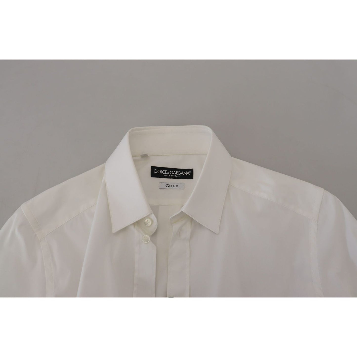 Dolce & Gabbana Dazzling White Slim Fit Dress Shirt Dolce & Gabbana