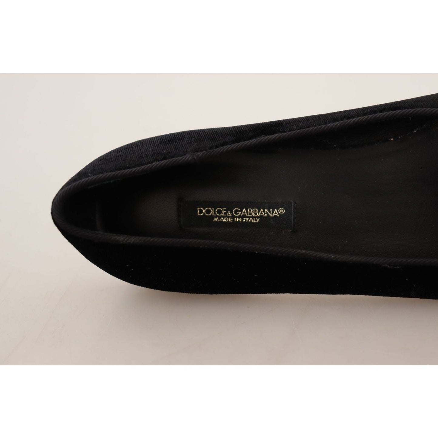 Dolce & Gabbana Elegant Patent Leather Flat Shoes Dolce & Gabbana