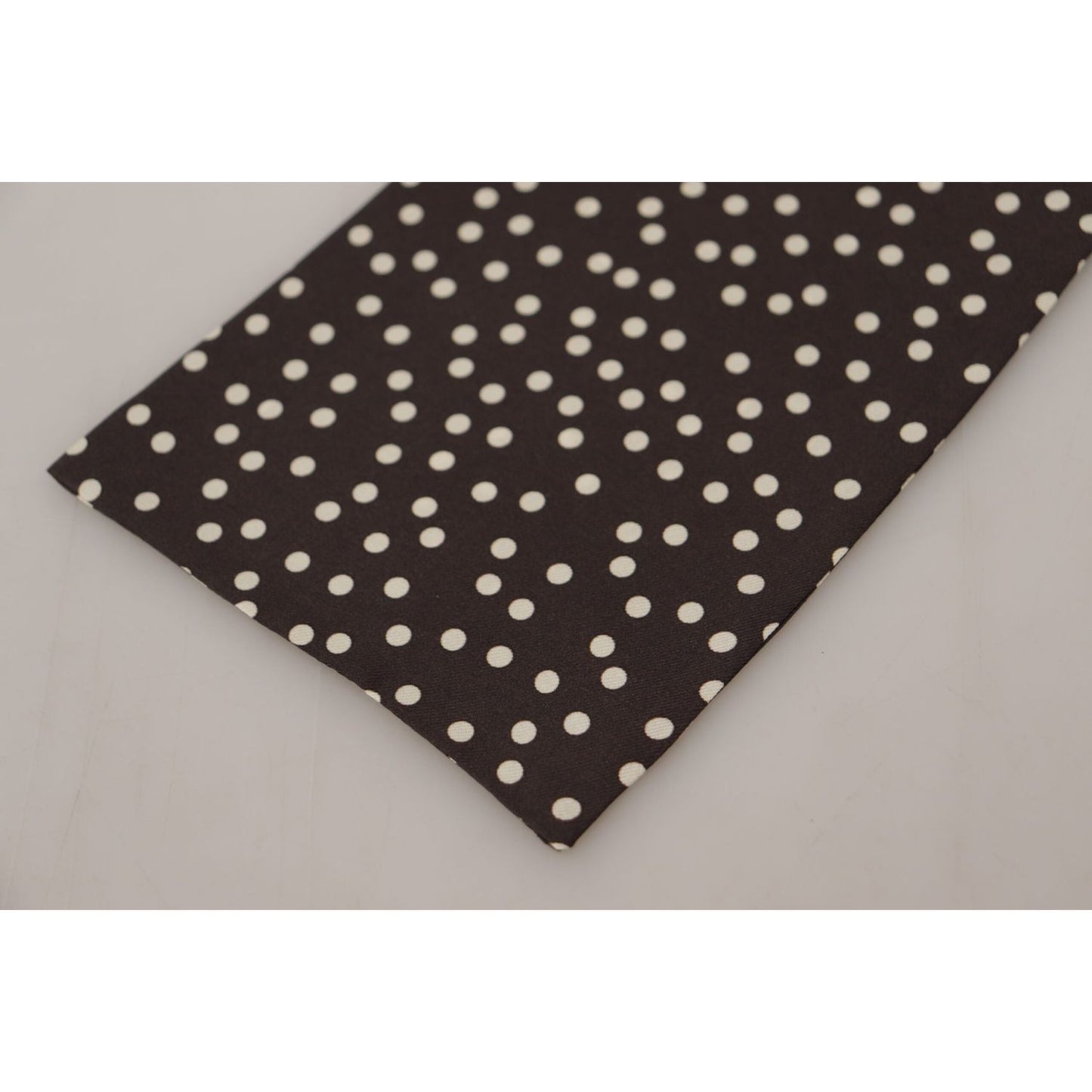 Dolce & Gabbana Elegant Silk Polka Dot Men's Scarf Dolce & Gabbana