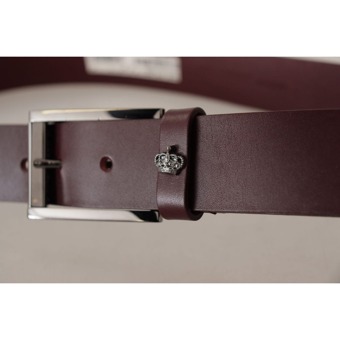 Dolce & Gabbana Elegant Brown Leather Designer Belt Dolce & Gabbana