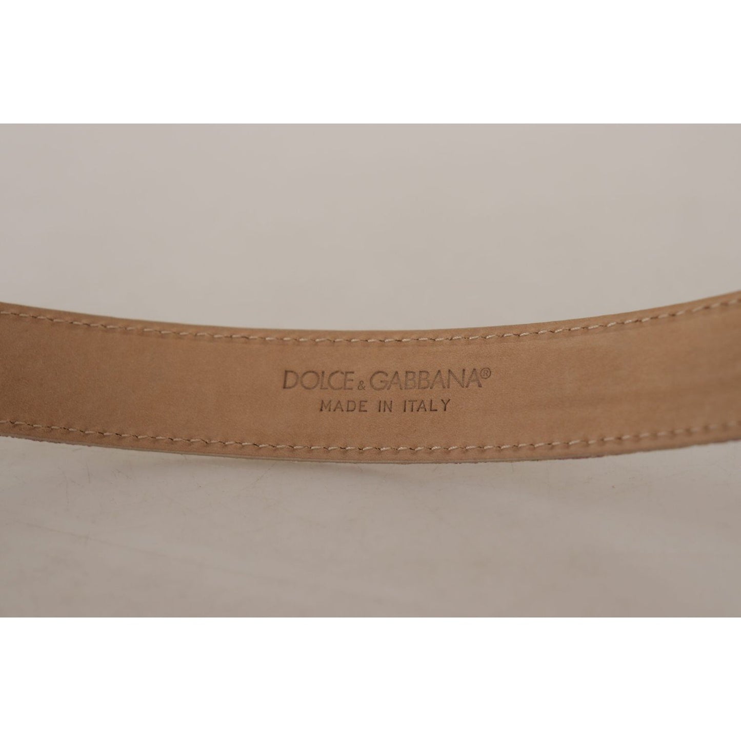 Dolce & Gabbana Chic Gold and Pink Leather Belt Dolce & Gabbana