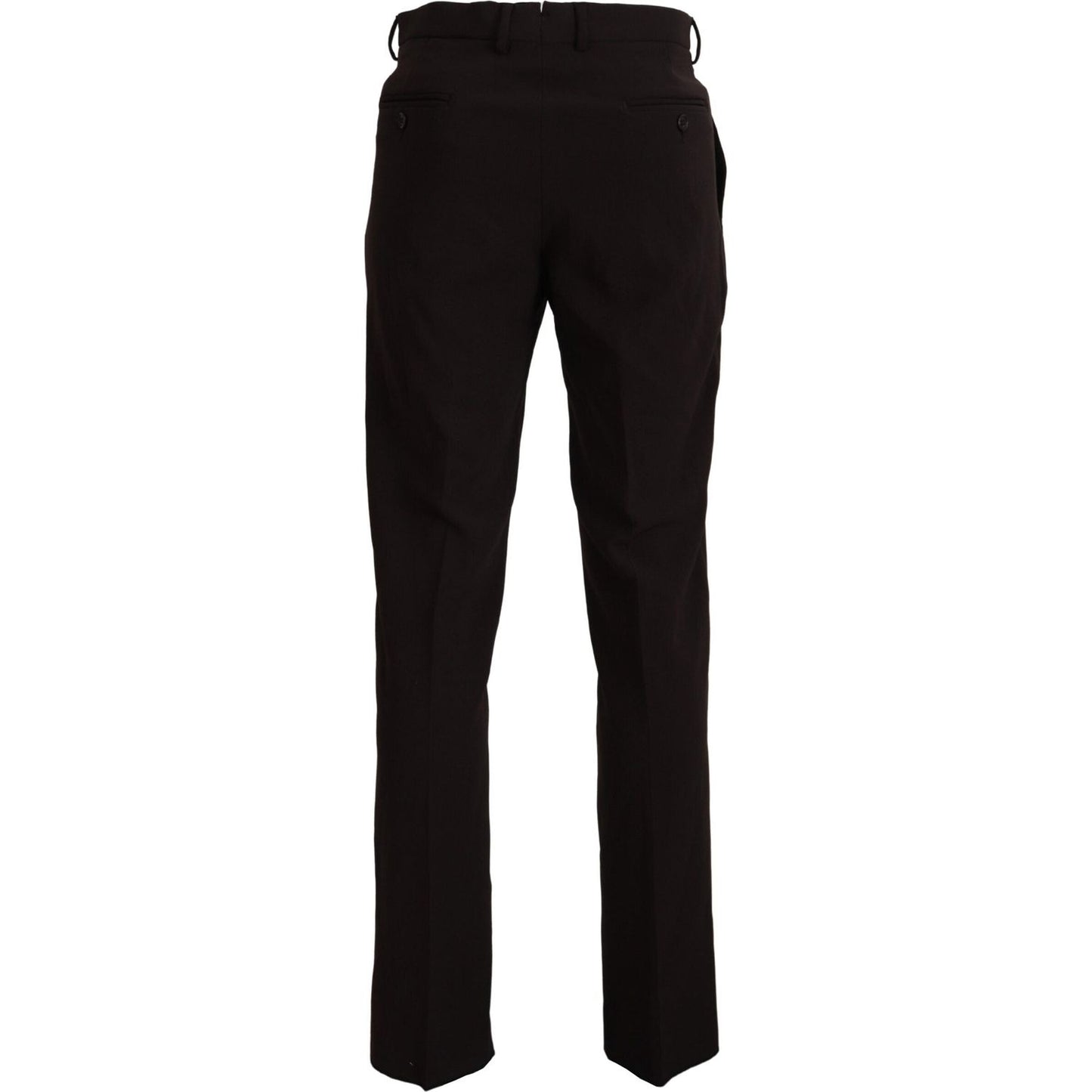 BENCIVENGA Brown Straight Fit Formal Men Pants