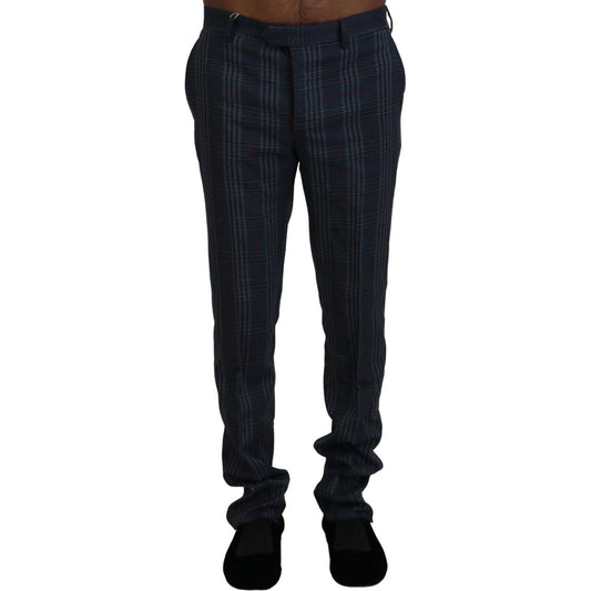 BENCIVENGA Elegant Multicolor Pure Wool Trousers BENCIVENGA