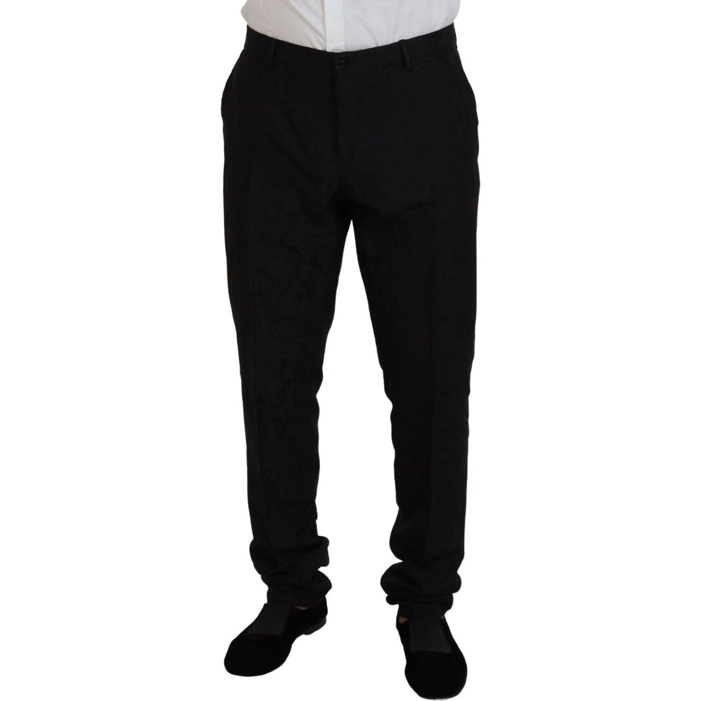 Dolce & Gabbana Black Single Breasted 2 Piece MARTINI Suit 1728,67345645728,Black,Clothing,Dolce & Gabbana,IT56 | XL,Material: 40% Polyester 38% Acetate 20% Nylon 2% Elastane,Men,Men - Clothing,New with tags,Suits & Blazers - Clothing,Suits - Men - Clothi