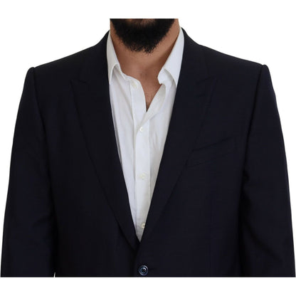 Dolce & Gabbana Blue Single Breasted 2 Piece MARTINI Suit 17% Silk,1728,67345645728,Blue,Clothing,Dolce & Gabbana,IT54 | XL,Material: 83% Virgin Wool,Men,Men - Clothing,New with tags,Suits & Blazers - Clothing,Suits - Men - Clothing,Two-Piece Suits - Suit