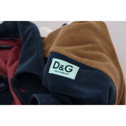 Dolce & Gabbana Multicolor Cotton Collared Pullover Sweater 1728,67345645728,Clothing,Dolce & Gabbana,IT48 | M,Material: 80% Cotton 20% Polyester,Men,Men - Clothing,Multicolor,New with tags,Sweaters - Clothing,Sweaters - Men - Clothing,Sweatshirts - Sweat